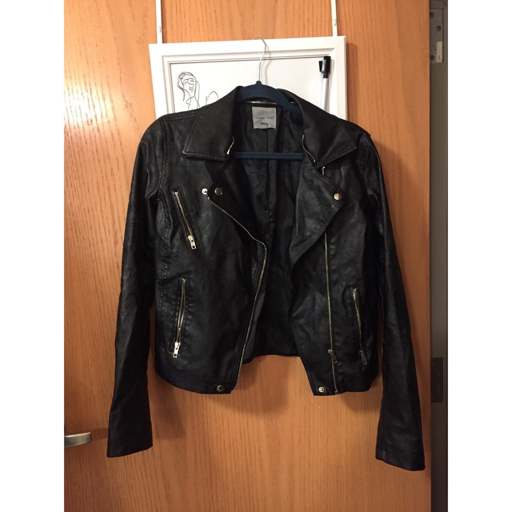 Silence + Noise Vegan Leather Jacket